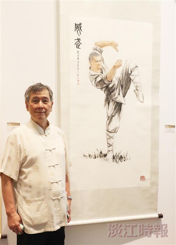 熱愛繪畫 沈禎用作品傳達正能量