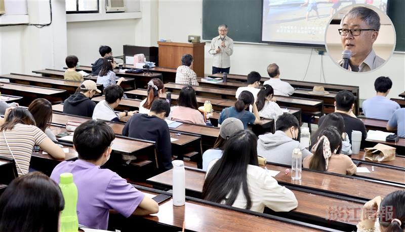 海洋及水下科技中心邀請廖鴻基作家到校演講