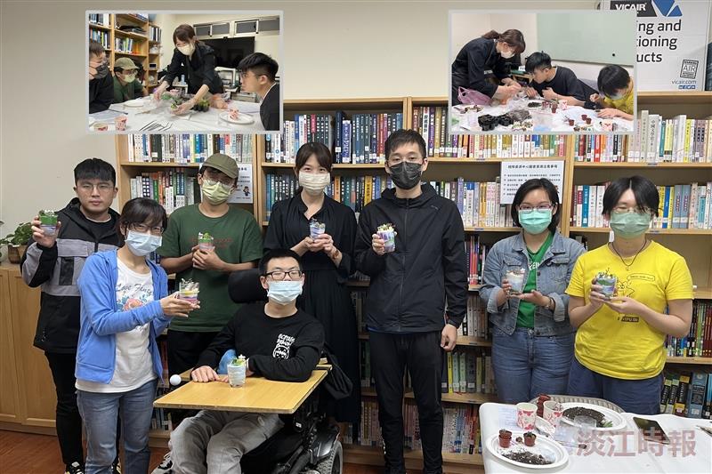 視障中心「療癒．植栽」手作多肉彩沙瓶體驗工作坊