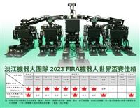淡江機器人再次稱霸世界  2023 FIRA Cup電機系團隊獲12金7銀  歷來最佳