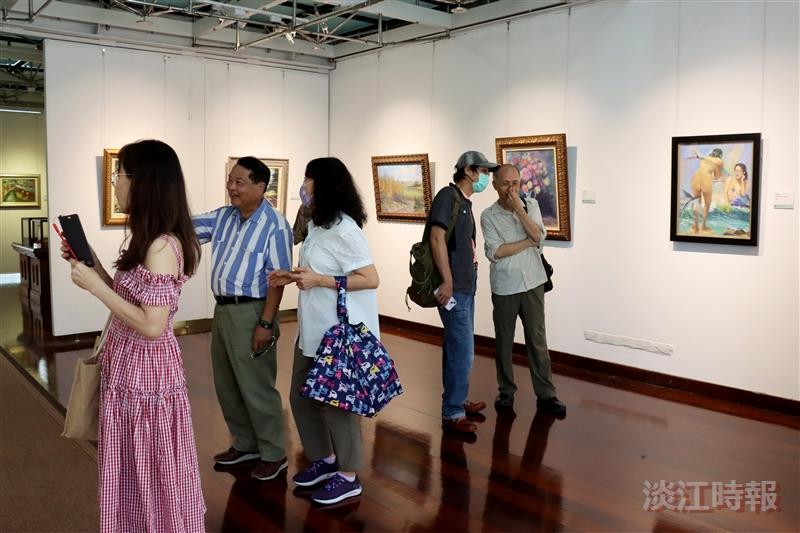 文錙藝術中心「如是聞道-2023中華圓山畫會聯展」開幕式