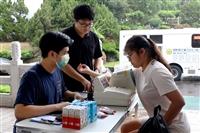 淡江童軍團舉辦「捐血活動」