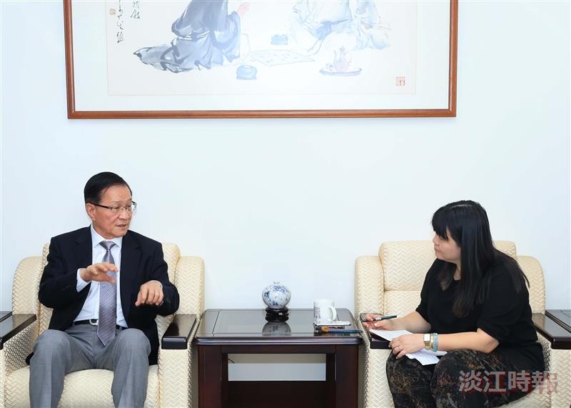 葛校長接受《遠見》雜誌專訪
