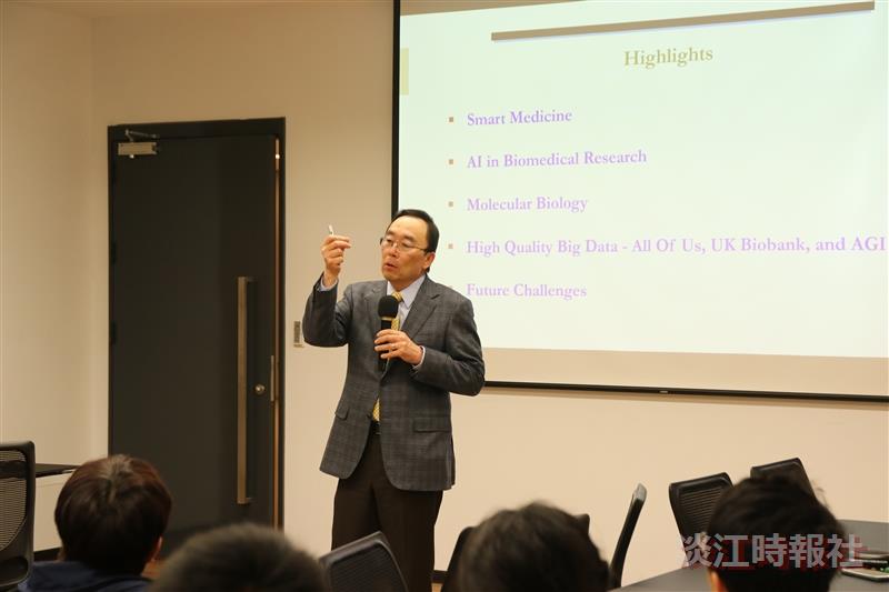 統計系邀請系友石瑜舉辦大師演講，主講：「癌症研究統計和數據科學的挑戰與機遇。」（攝影／黃音然）