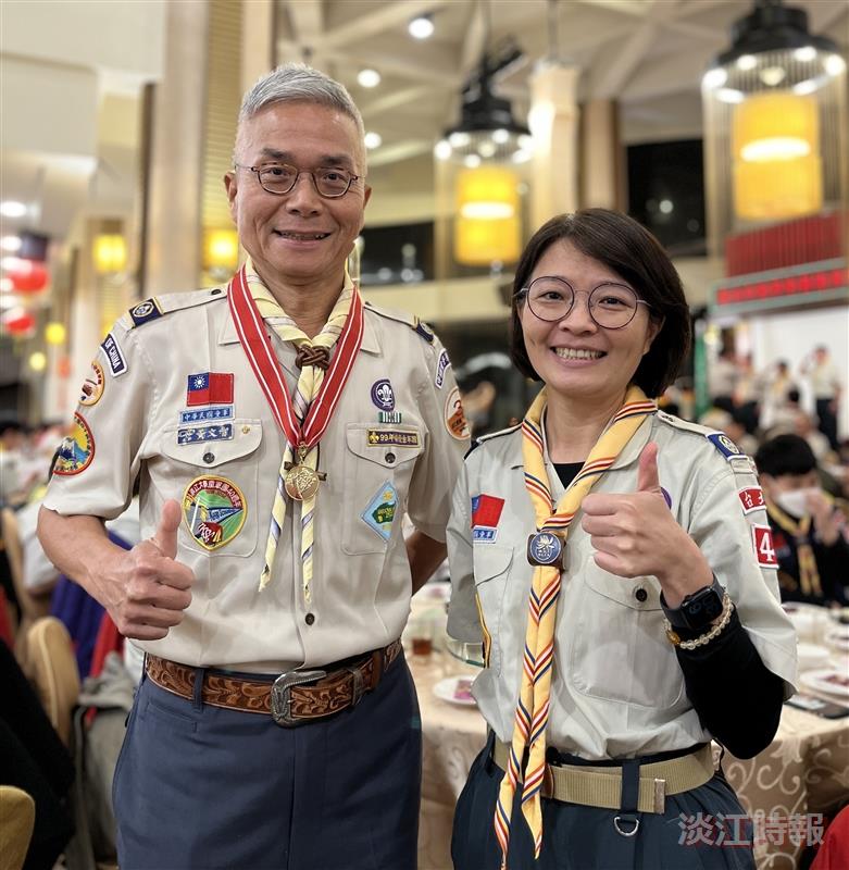童軍團主任委員黃文智獲獎