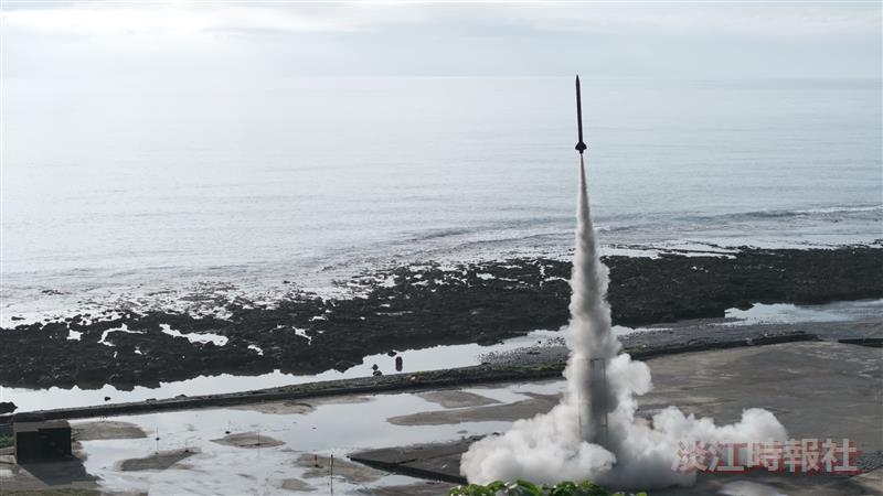 航太系2023年成功發射兩枚超過4公里高度的火箭，加入「火箭國家隊」。（圖片/國家太空中心提供）