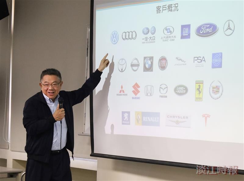 吳榮彬受邀分享創業艱辛