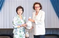物理系熊貓講者拜會校長、董事長