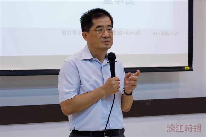 會計系邀聯電董事長洪嘉聰演講