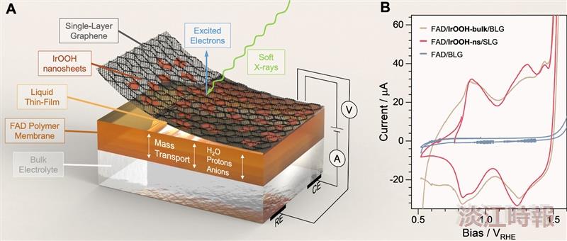 Prof. Cheng-Hao Chuang explained the fabrication of iridium oxide and graphene-layered materials, highlighting the unique catalytic interfacial reactions revealed through X-ray measurements. The findings were published in the internationally renowned journal JACS.