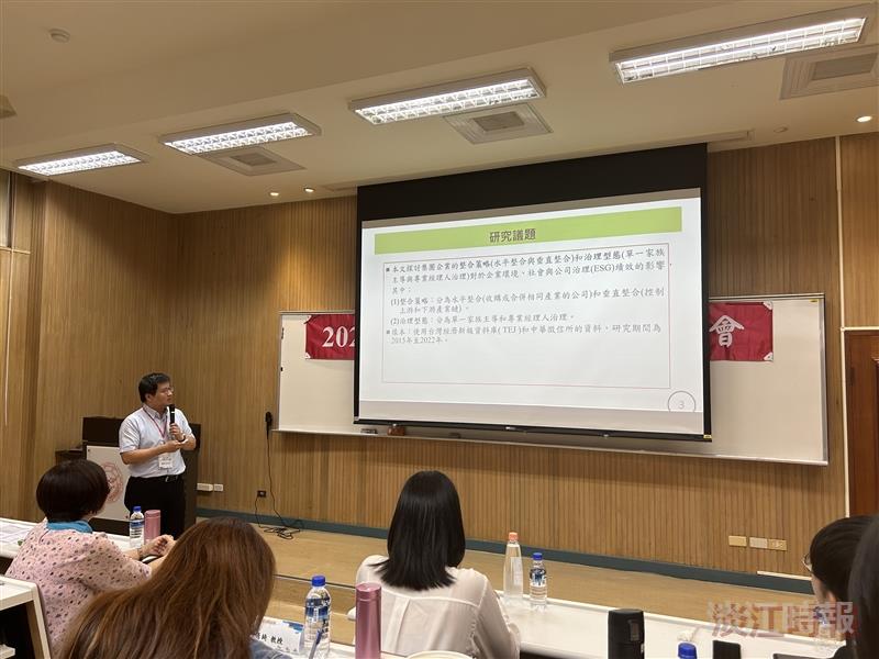 穩懋當代會計研討發表30篇論文　顏信輝指導林美含獲優等