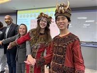 美國國務院獎學金高中生蒞校深度文化學習