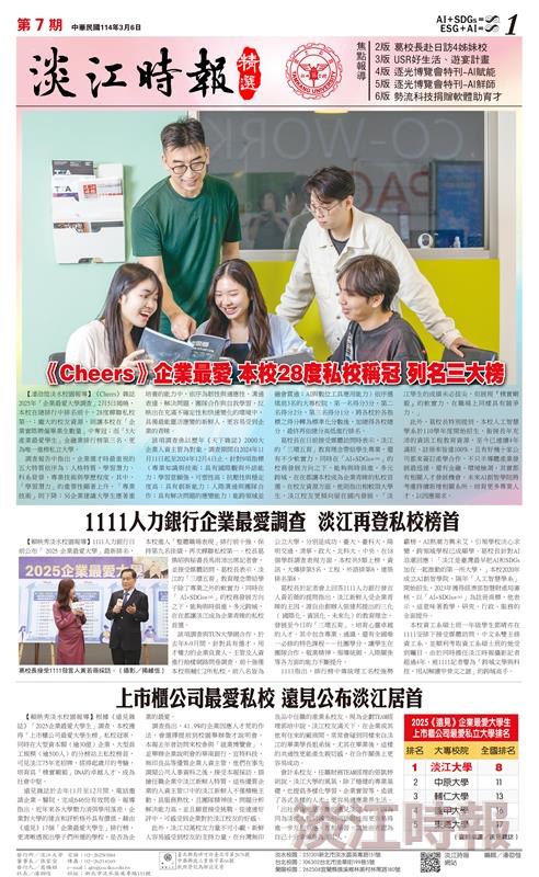 時報當月精選（3月）版面及刊載新聞列表