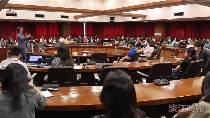 Deputy Minister of Education Ping-Cheng Yeh visited Tamkang University to deliver a lecture on April 21, attracting an audience of nearly 150 attendees.