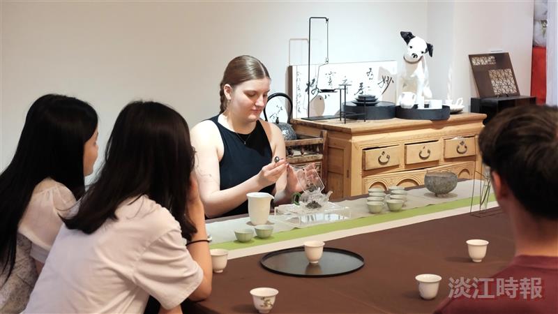 「茶文化」講座，透過茶道促進文化交流。