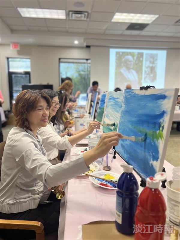 芝加哥校友會畫飲活動 創意歡慶母親節