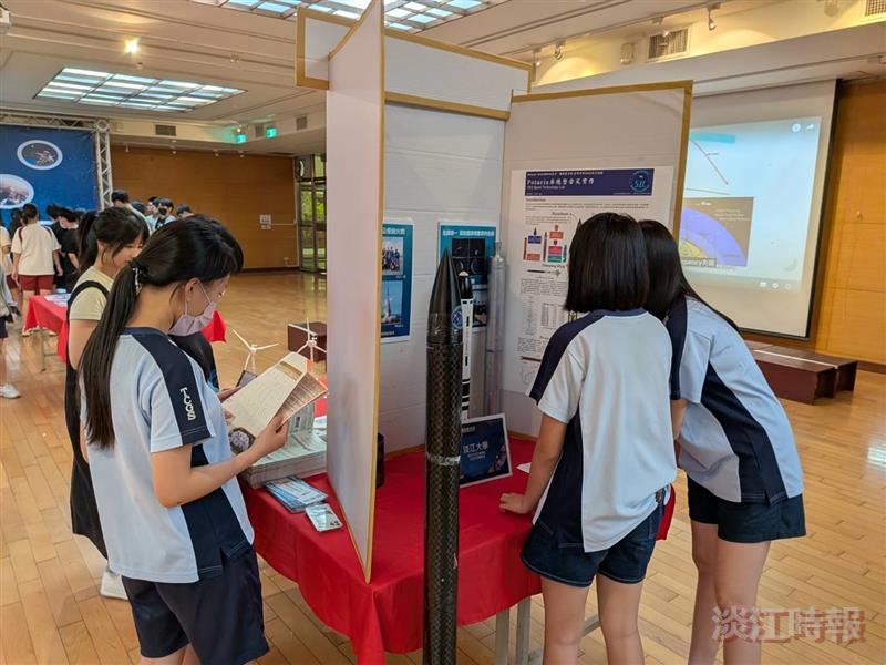 淡江航太精彩亮相 全台最大高中太空論壇 展現深空探索實力
