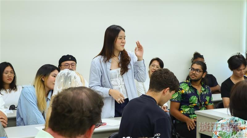 Students from both universities shared their expectations for the course.