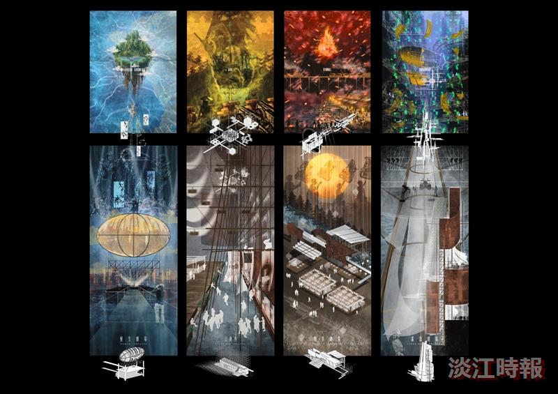 “Cyclic Urban Myth — Guerrilla Theater”: Spatial transformation process diagram of the project.