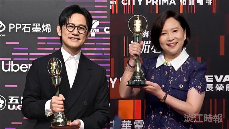 淡江之光！校友詹慶齡、陳建騏敲響第60屆金鐘