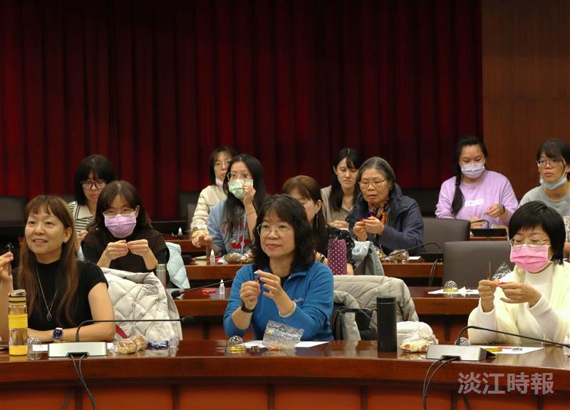 女教職員聯誼會「和風花語~日本手捏花」手作講座