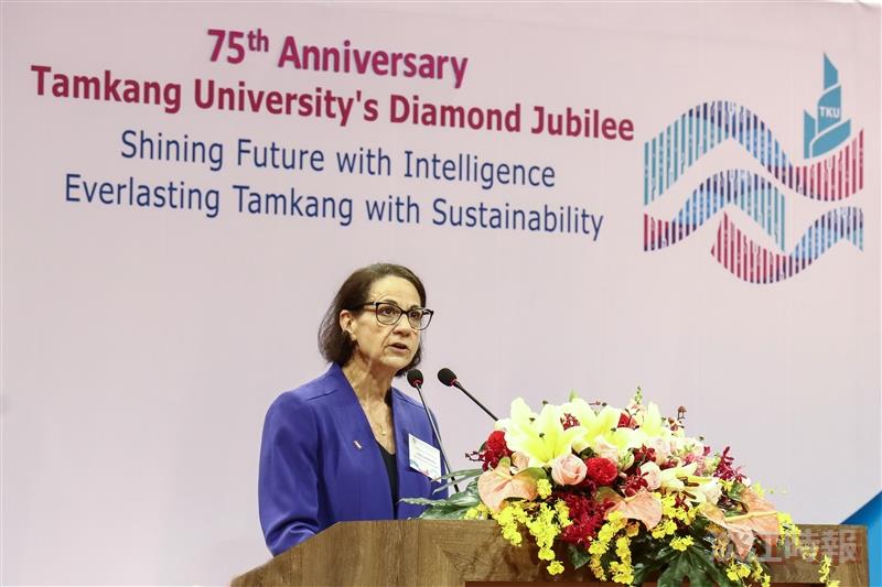Dr. Lara Luetkehans, Vice President of Indiana University of Pennsylvania (IUP), addressed the audience.