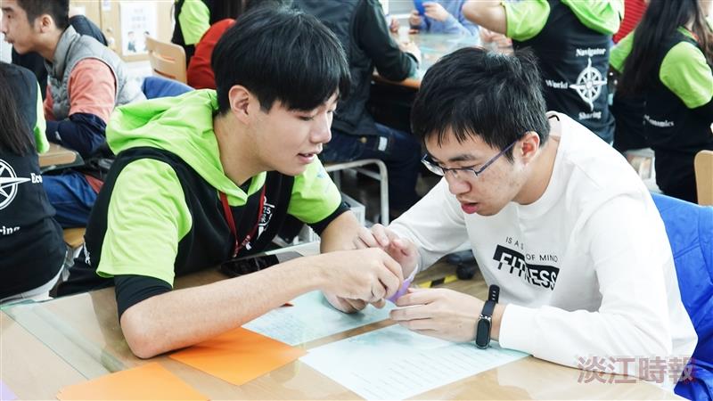 經探號前進淡水中正小作所進行志工服務