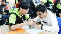 經探號前進淡水中正小作所進行志工服務
