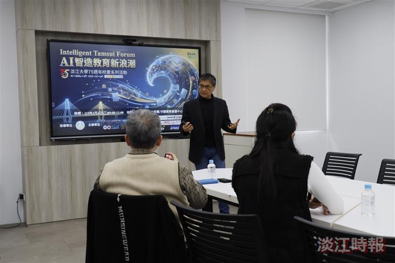 行政院政務顧問劉錦村來訪　與AI創智學院籌謀百工百業智慧轉型大計
