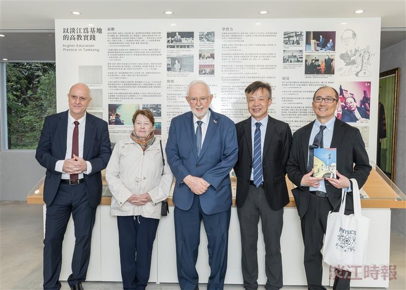 諾貝爾熊貓講者Prof. Arthur B. McDonald拜訪校長董事長