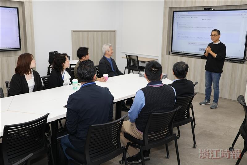 Dean Tzung-Hang Lee (far right) of the College of Artificial Innovative Intelligence was the key figure in making this workshop possible.