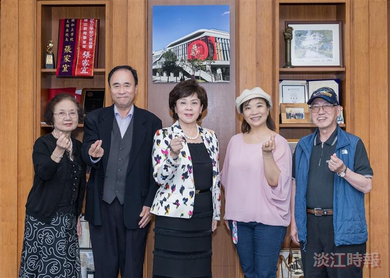吳秋煌等人返校拜會 分享招才招財成果