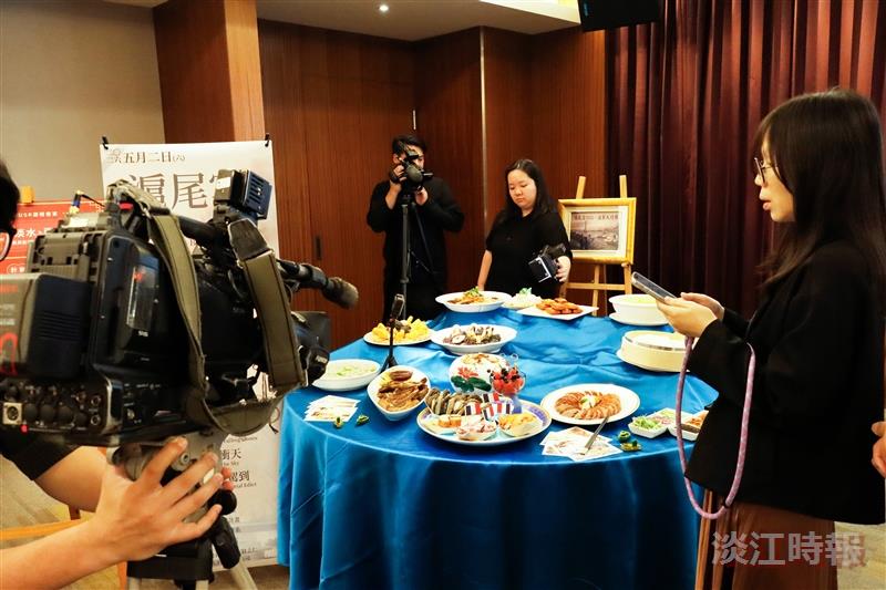 Media reporters set up their camera equipment, capturing each signature dish from multiple angles.