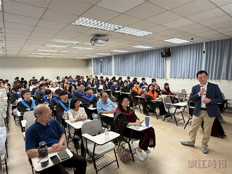 李宗哲現身淡江水環系小畢典　分享成功心法