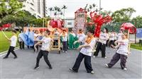 清水祖師遶境首度進入淡江校園
