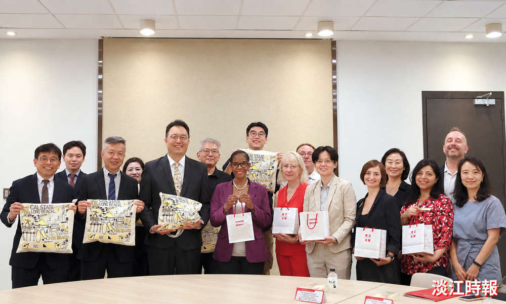 淡江大學接待加州州大長堤分校