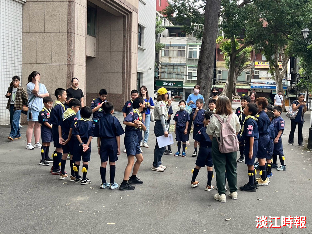 活力童軍在淡江校園