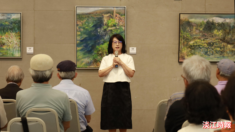 奔彩‧遊象-台灣星期日畫家協會70週年聯展 開幕式