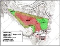 本校位於宜蘭縣礁溪鄉林美山的蘭陽校園，將新購置與本校隔鄰的林尾段280-5號地 （彩色部分），設置聯外的校門與道路，有助整體校園規劃。 （總務處營繕組提供）