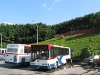 體育館預定地是現在指南客運停車場。（攝影\陳震霆）