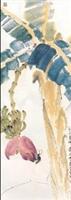 黃磊生《曉來微雨蕉花紫》