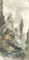 羅芳《空濛碧山寒》