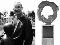 笑口常開的王秀杞，總能將頑石雕刻成唯妙唯肖的感人作品。