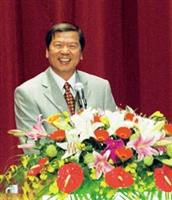 前教育部長楊朝祥為大會引言。（陳振堂攝）