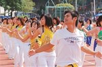 體適能有氧舞蹈融合神秘中東肚皮舞、熱情拉丁及韻律有氧，為大會增添風釆。