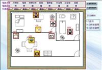 i-home家電控制系統使用圖形介面，螢幕上顯示的電器完全符合實際狀況和位置，可設定啟動和結束時間，操作簡便。