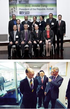 吉里巴斯總統讚淡江學風好設備佳