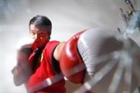 社長阮齡潁笑說自己一接觸到自由搏擊，就愛上了！（攝影�黃士航）