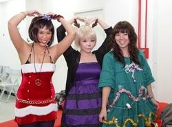 Sexy raindeer became queen of the Christmas party.