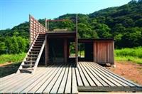校友陳右昇建置的「台北三芝陳宅」，榮獲世界建築社群獎。（圖�陳右昇提供）
